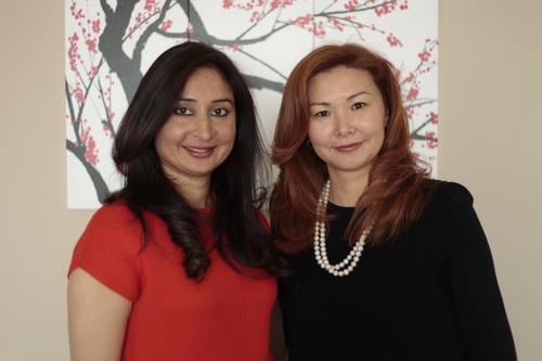 Rupinder Chahal and Aigul Serikbayeva