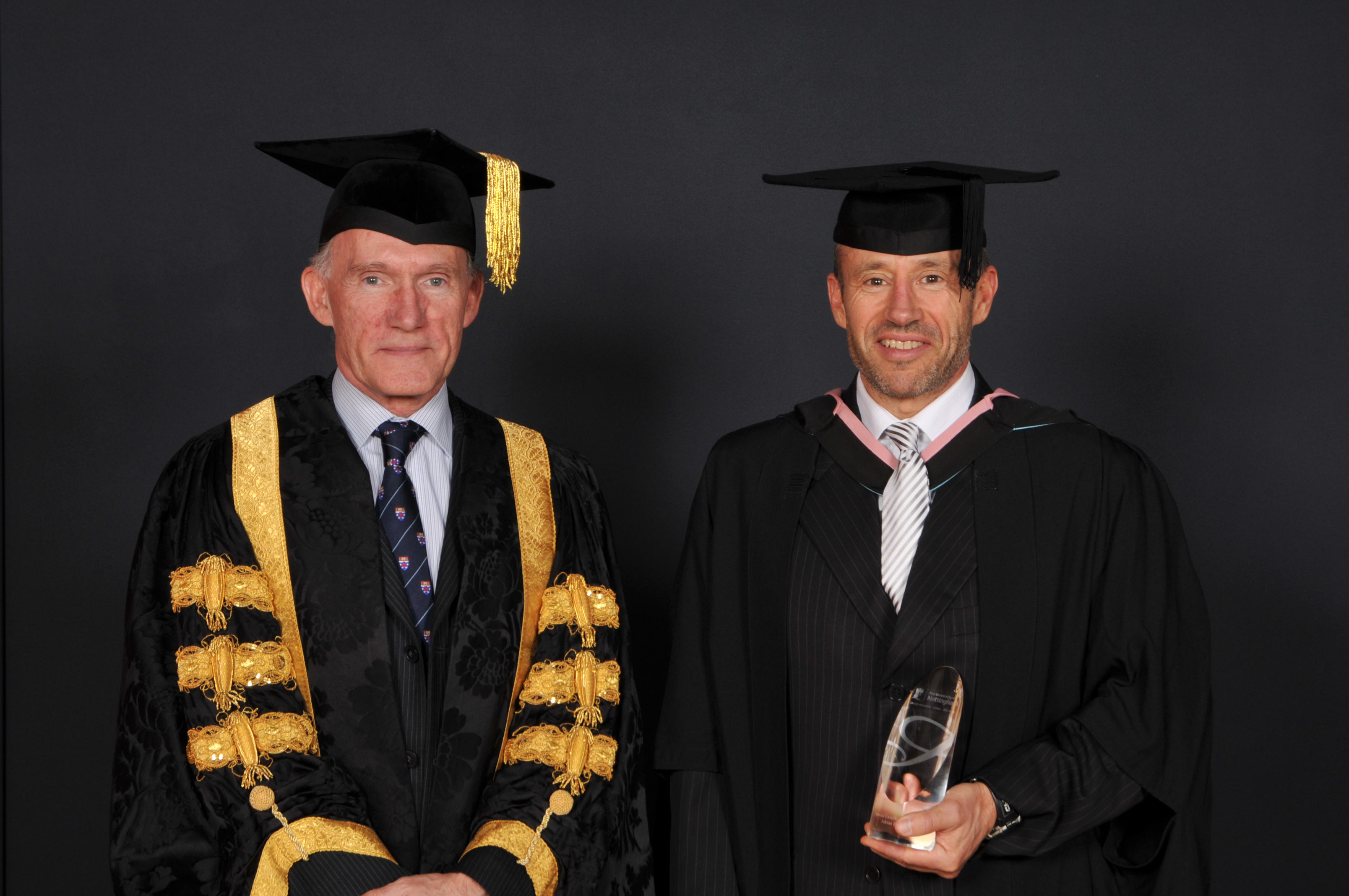 Adrian Hayes and Vice Chancellor